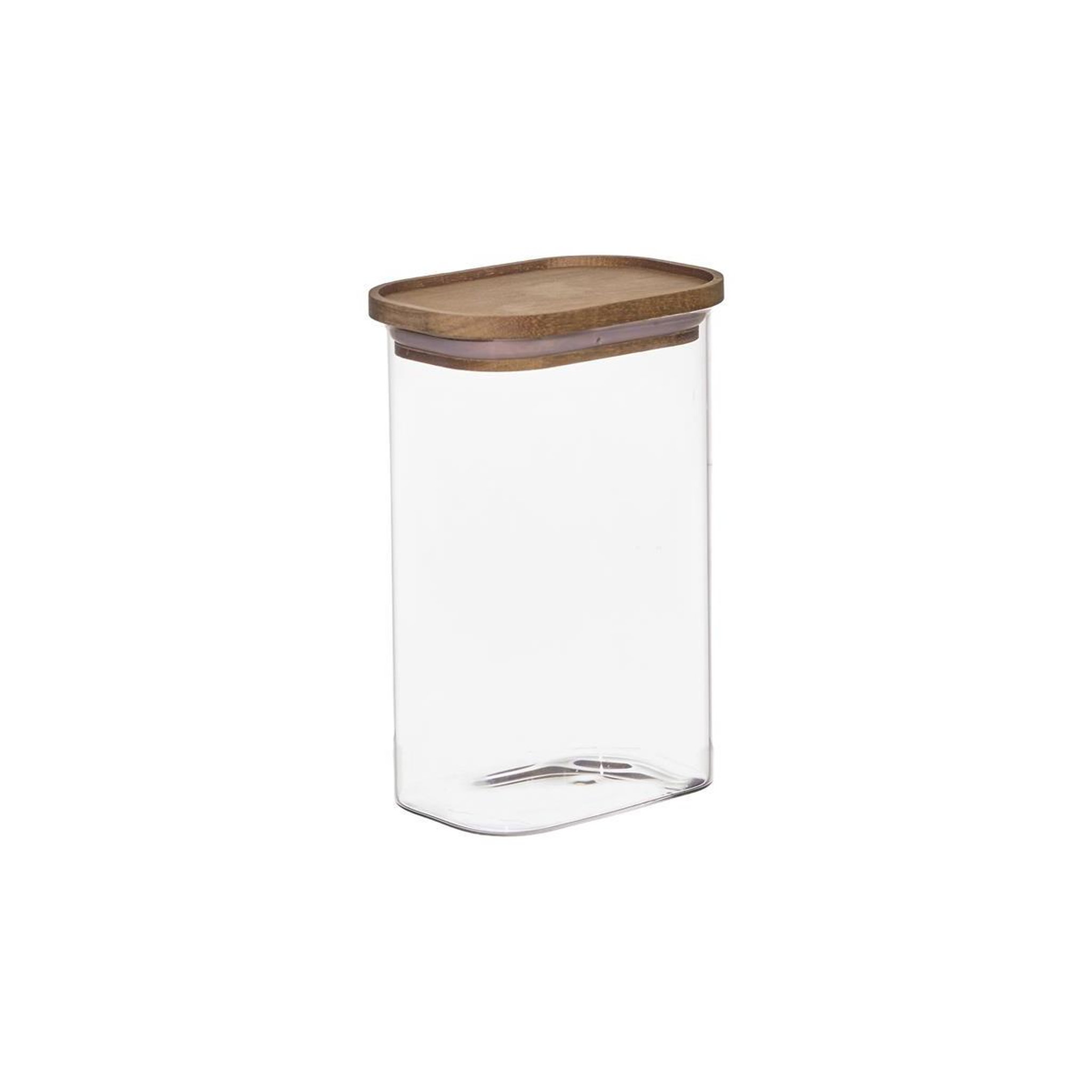 The Home Deco Factory Bocal de conservation  heritage  1,3l transparent & marron