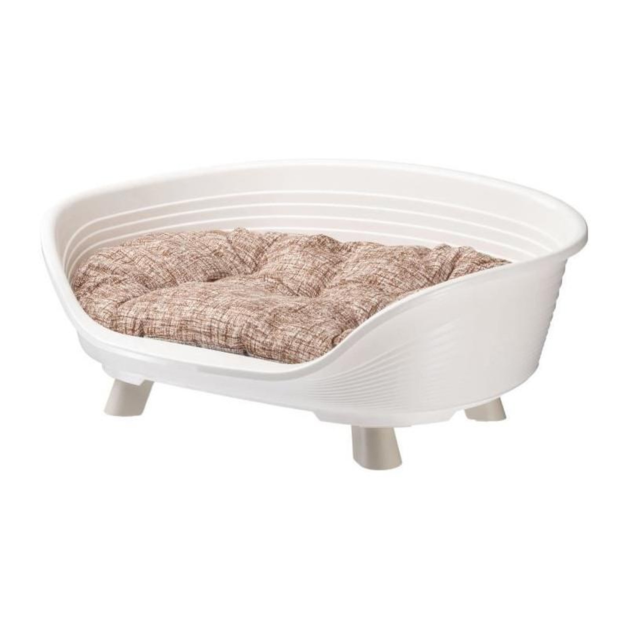 Voir la diapositive 2 : Ferplast Corbeille - FERPLAST - THRONE 6 - Avec coussin relax - Blanc