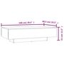 Voir la diapositive 6 : VIDAXL Table basse chene fume 100x49,5x31 cm bois d'ingenierie