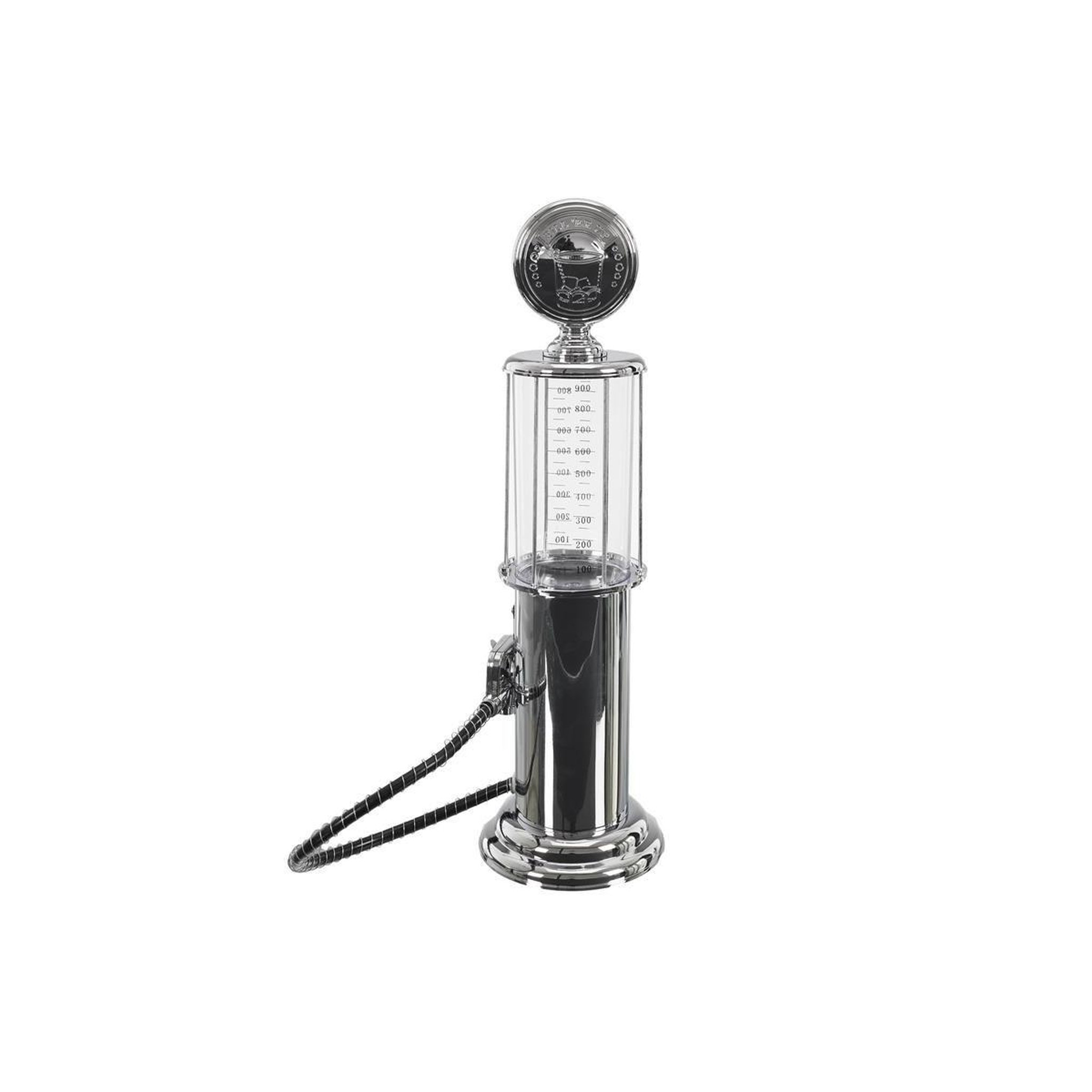 MISTER GADGET Distributeur de boisson  pompe à essence  90cl argent