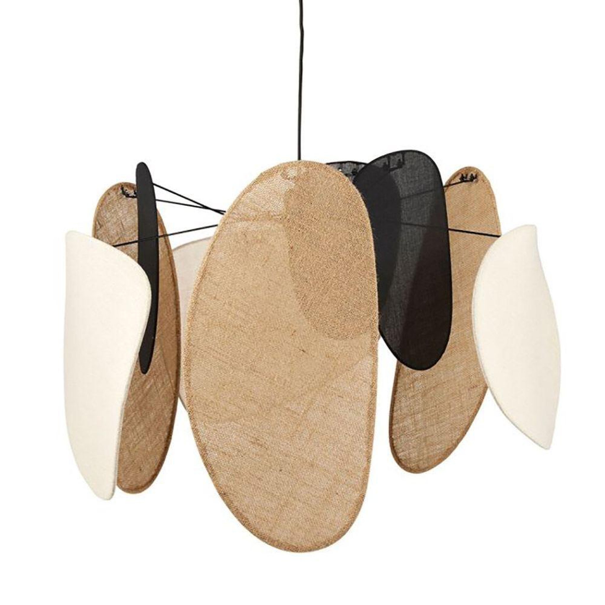 OSTARIA Suspension métal lin jute Almeria D66