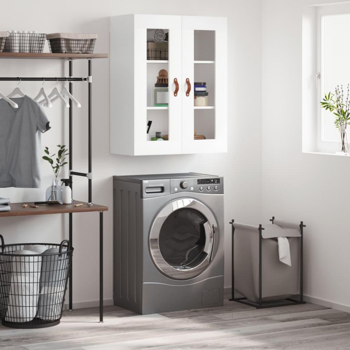 VIDAXL Armoire murale blanc 69,5x34x90 cm