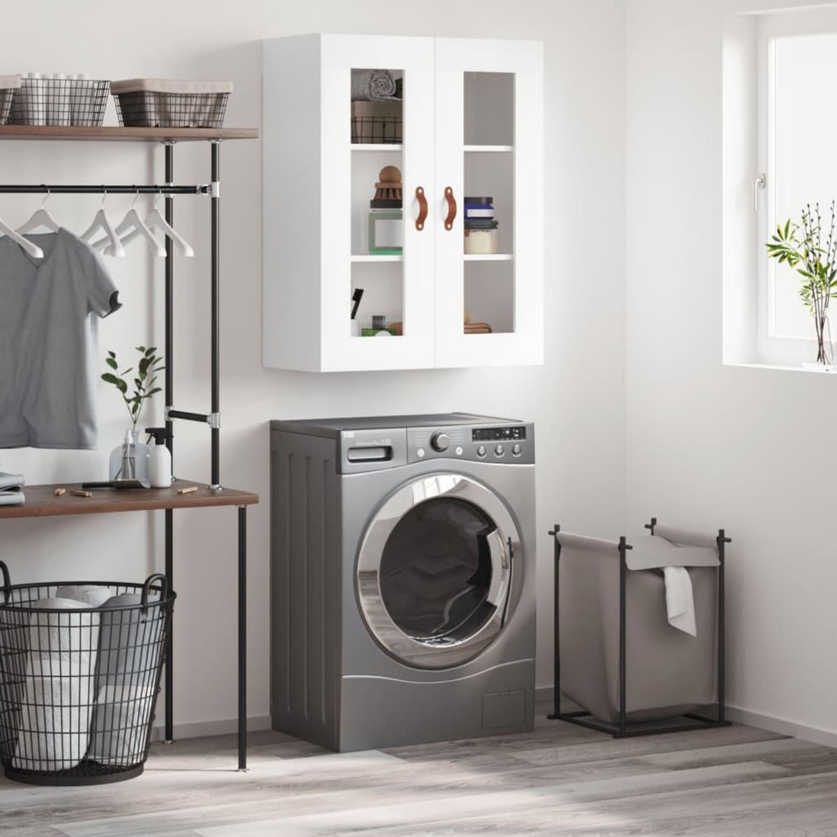 VIDAXL Armoire murale blanc 69,5x34x90 cm