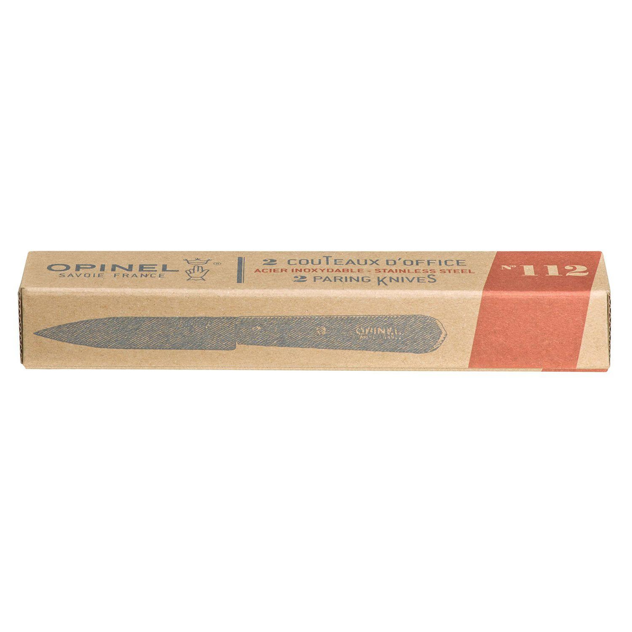 Voir la diapositive 3 : Opinel Couteau Office hêtre vernis