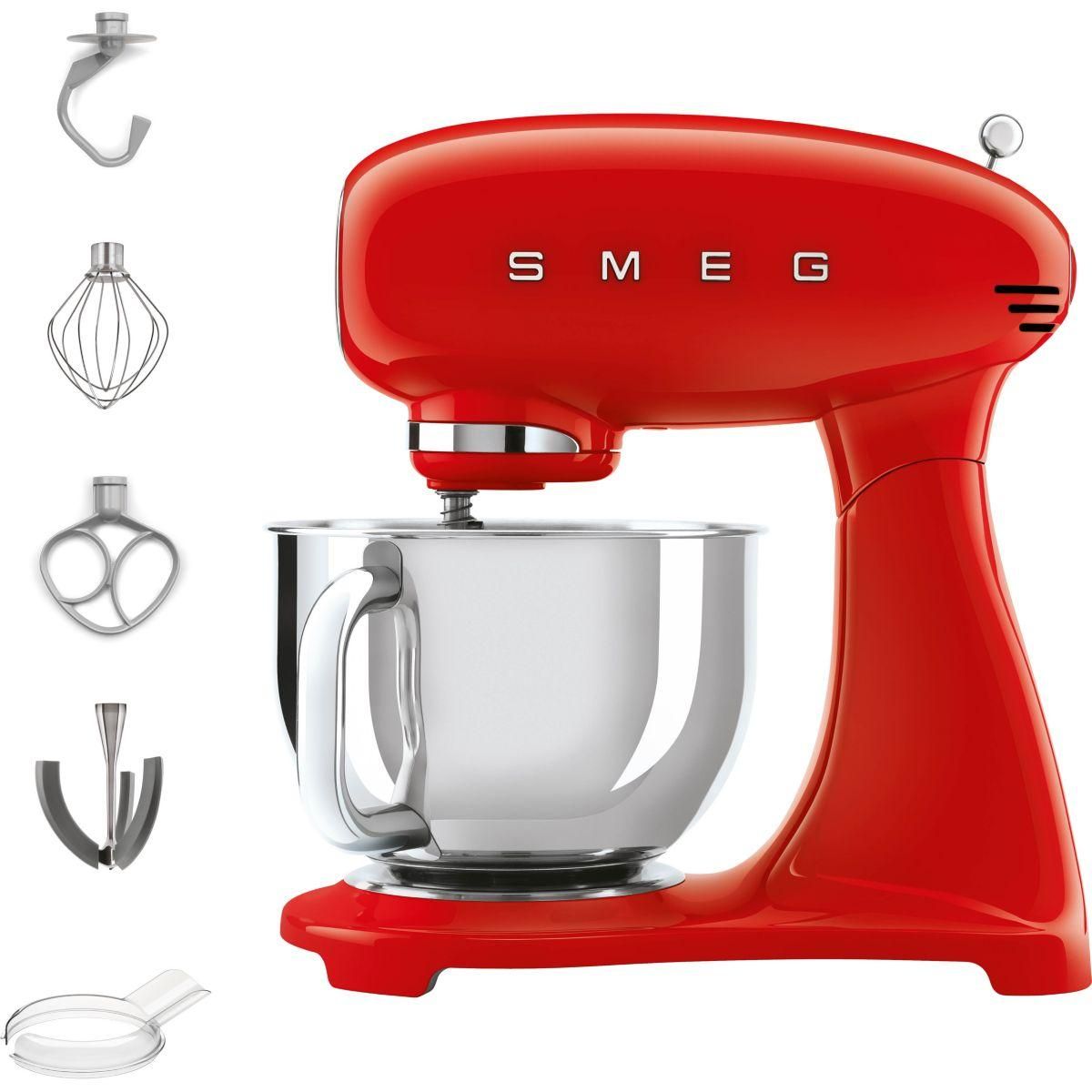 SMEG Robot pâtissier SMF03RDEU Rouge