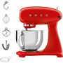 Voir la diapositive 1 : SMEG Robot pâtissier SMF03RDEU Rouge