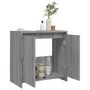 Voir la diapositive 4 : VIDAXL Armoire de bain Sonoma gris 60x33x61 cm Bois d'ingenierie