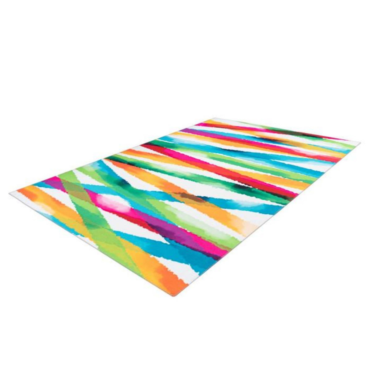 Paris Prix Tapis Rétro à Poils Courts  Galaxy V  Multicolore