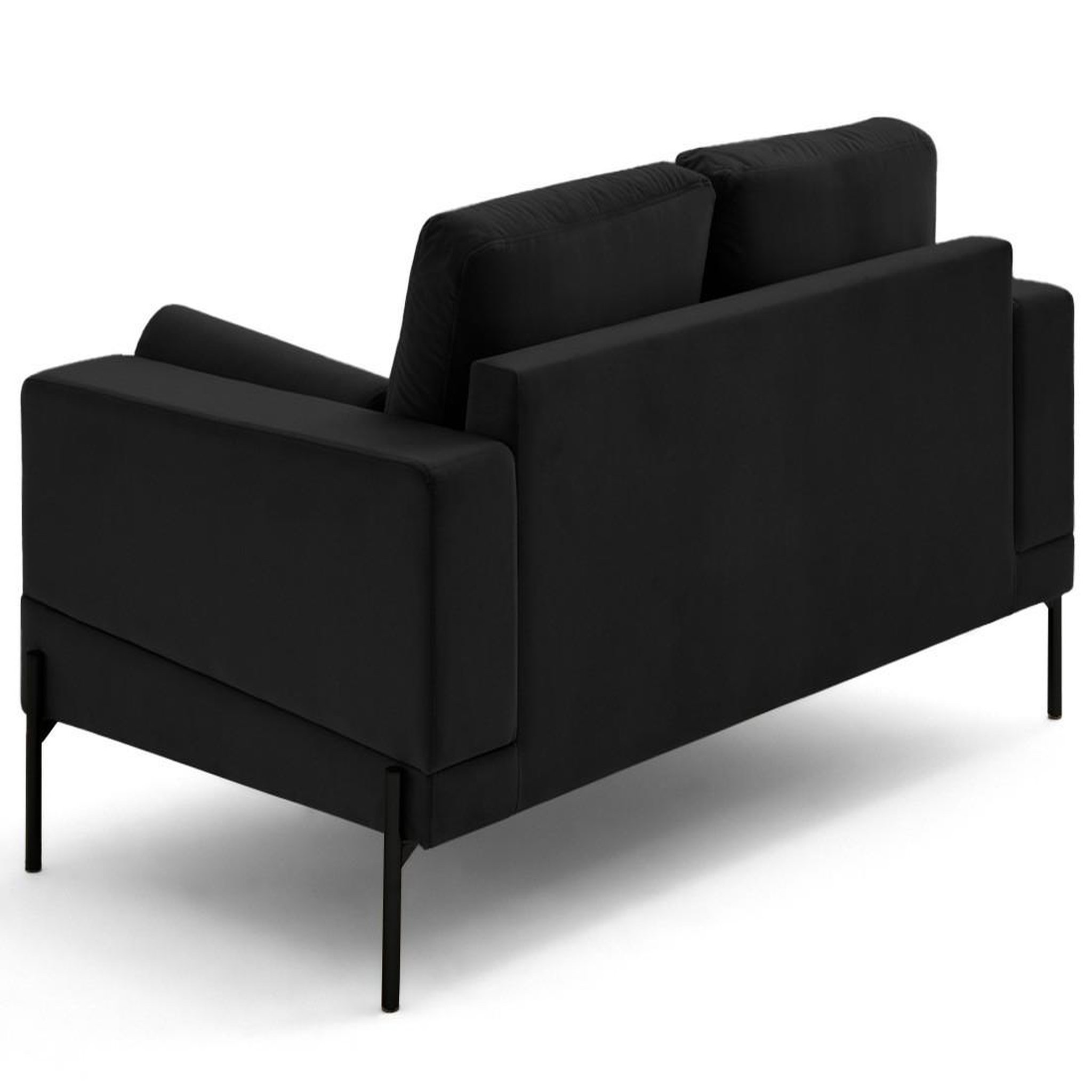 Voir la diapositive 6 : LISA DESIGN Isaure - canapé droit 2 places en velours