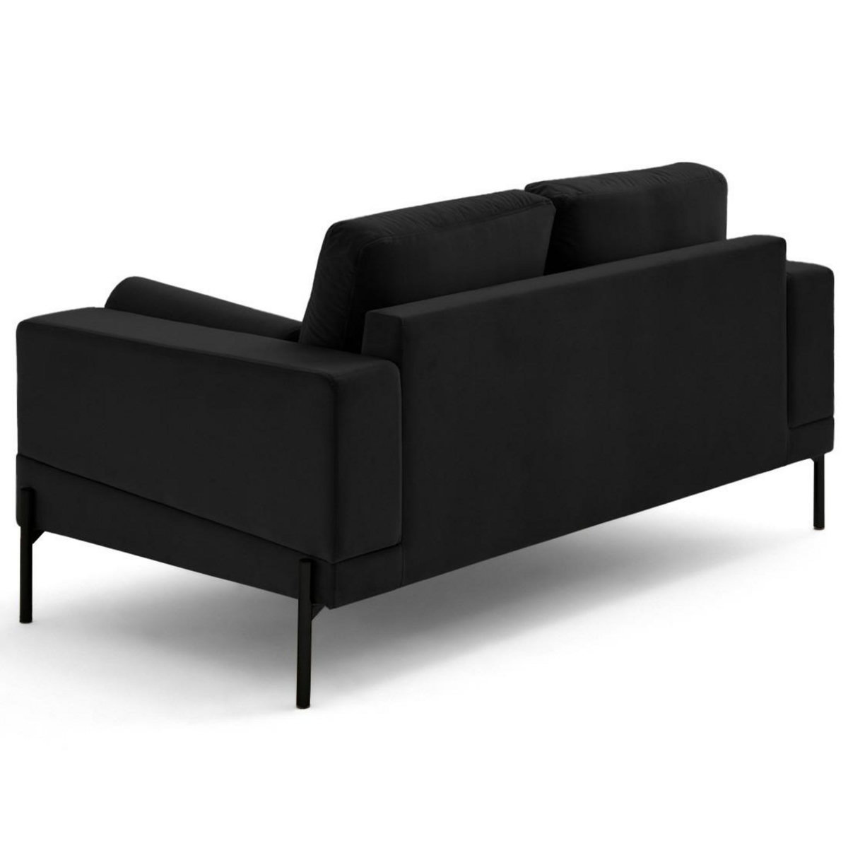 LISA DESIGN Isaure - canapé droit 2 places en velours