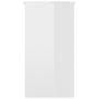 Voir la diapositive 5 : VIDAXL Bureau Blanc brillant 80x40x75 cm Agglomere