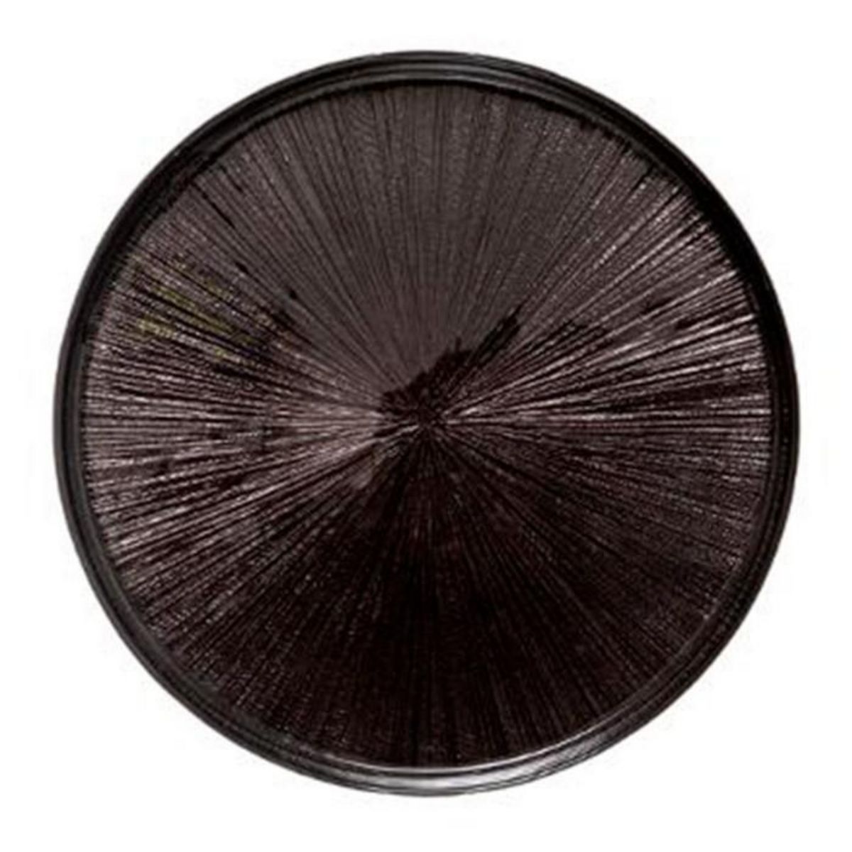 SECRET DE GOURMET Lot de 6 Assiettes à Dessert  Astra  21cm Noir