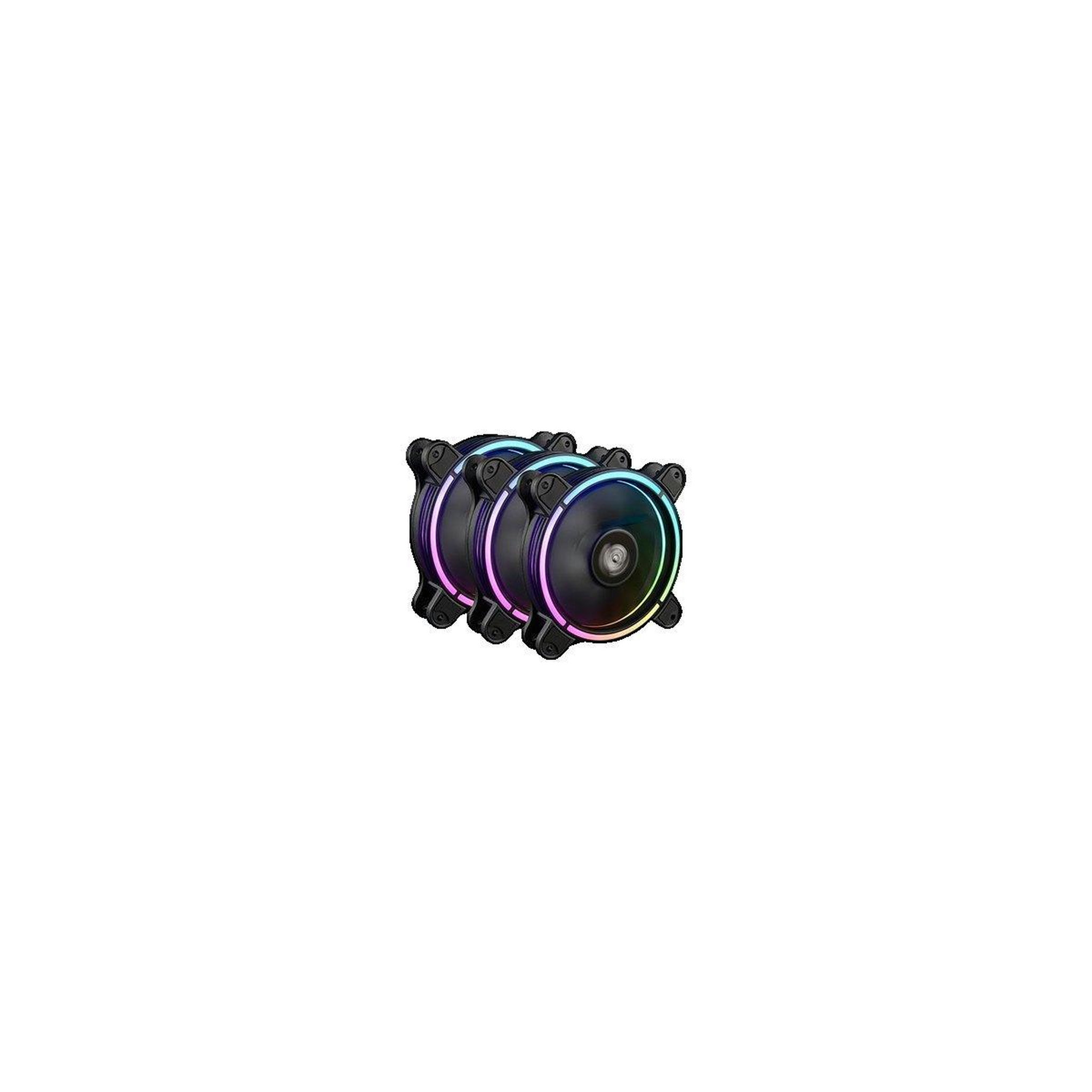 Voir la diapositive 3 : Enermax Ventilateur Enermax T.B. RGB AD Pack de 3 120 mm