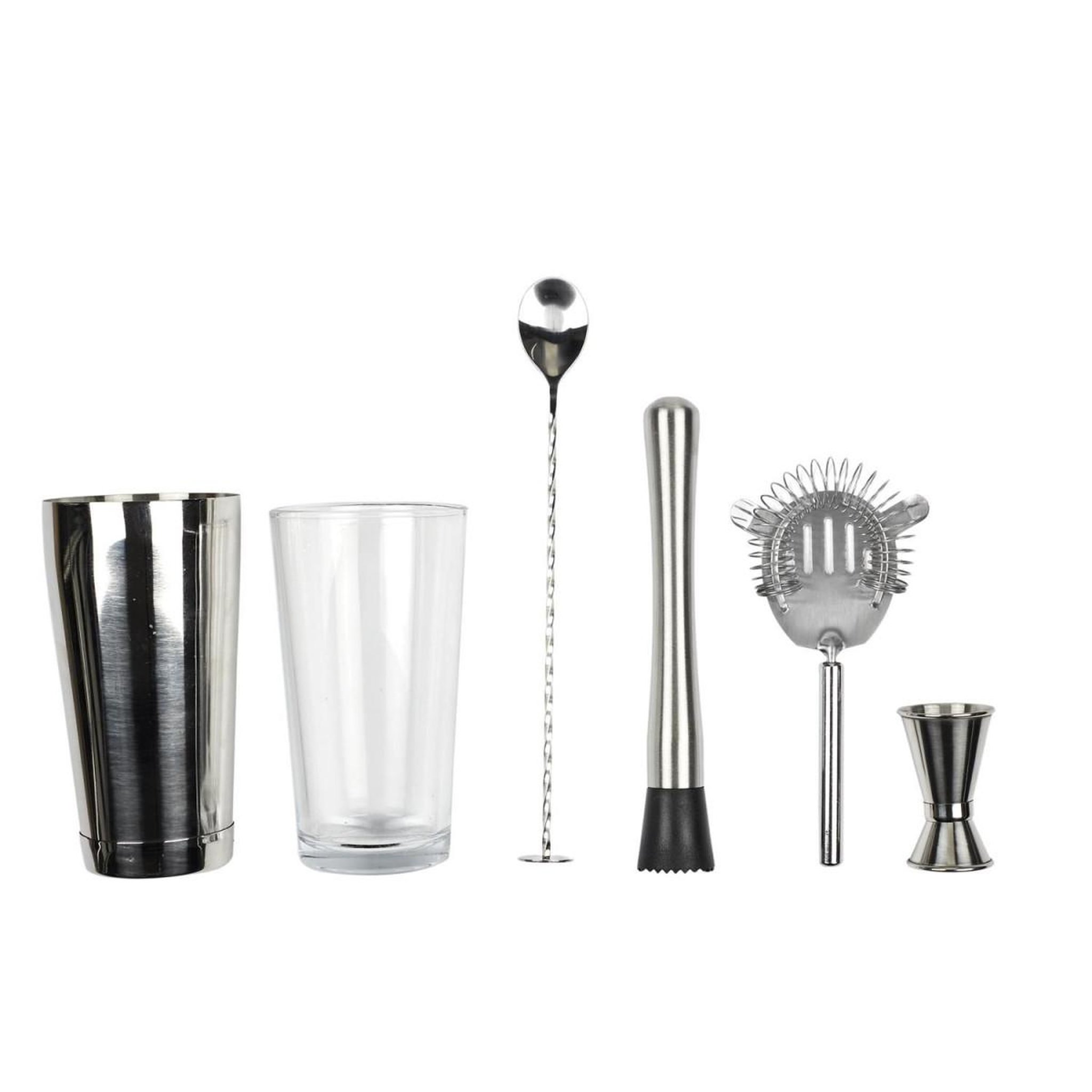Voir la diapositive 1 : COOK CONCEPT Kit pour cocktail  5 accessoires  32cm argent