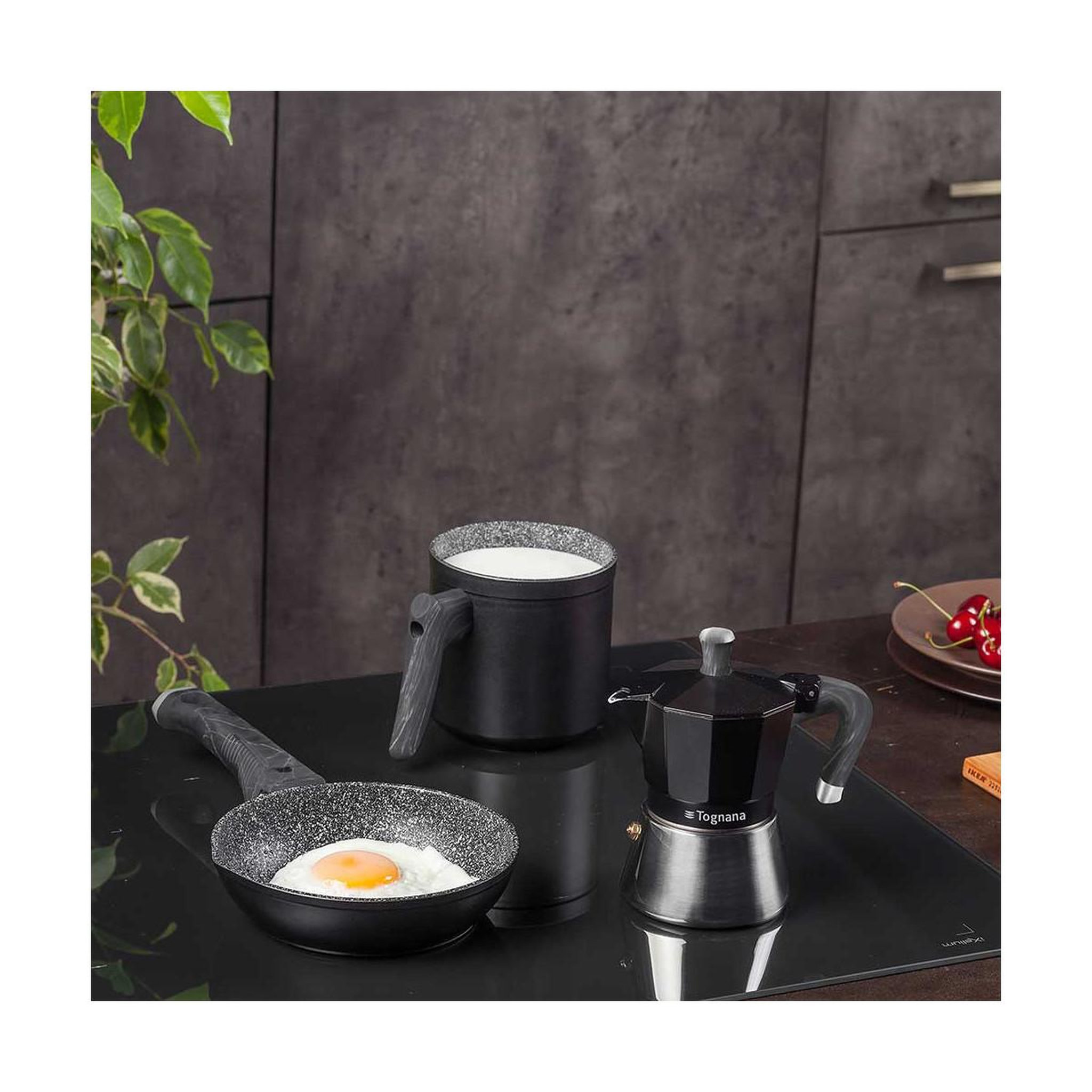 Voir la diapositive 3 : tognana Tognana porcellane ws43003spha machine à café manuelle cafetière à moka 0,18 l noir, argent