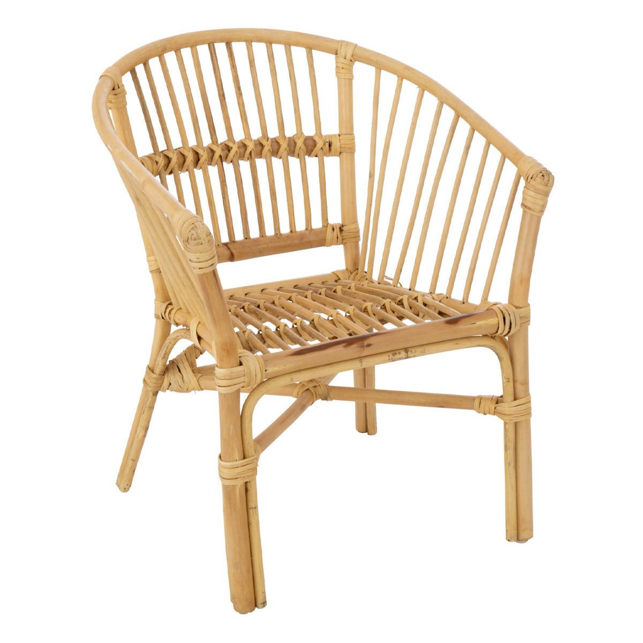 J-LINE Chaise enfant en rotin  filou  52cm naturel