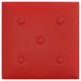 Voir la diapositive 5 : VIDAXL Panneaux muraux 12pcs Rouge bordeaux 30x30cm Similicuir 1,08 m^2