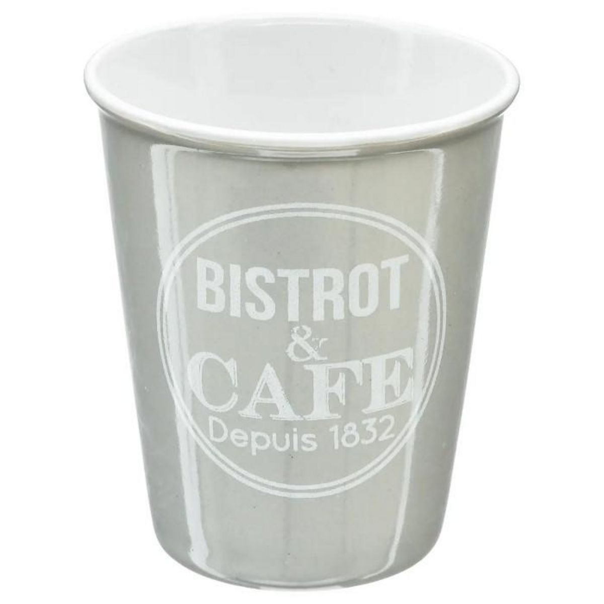 SECRET DE GOURMET Coffret 6 Tasses  Bistrot  10cl Multicolore