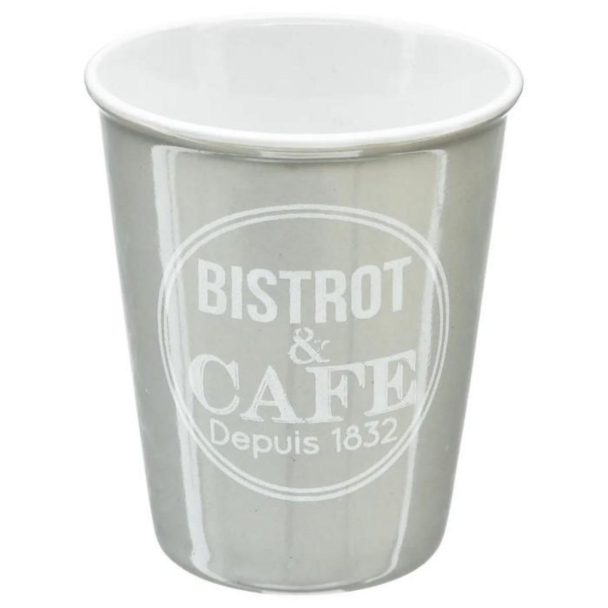 SECRET DE GOURMET Coffret 6 Tasses  Bistrot  10cl Multicolore