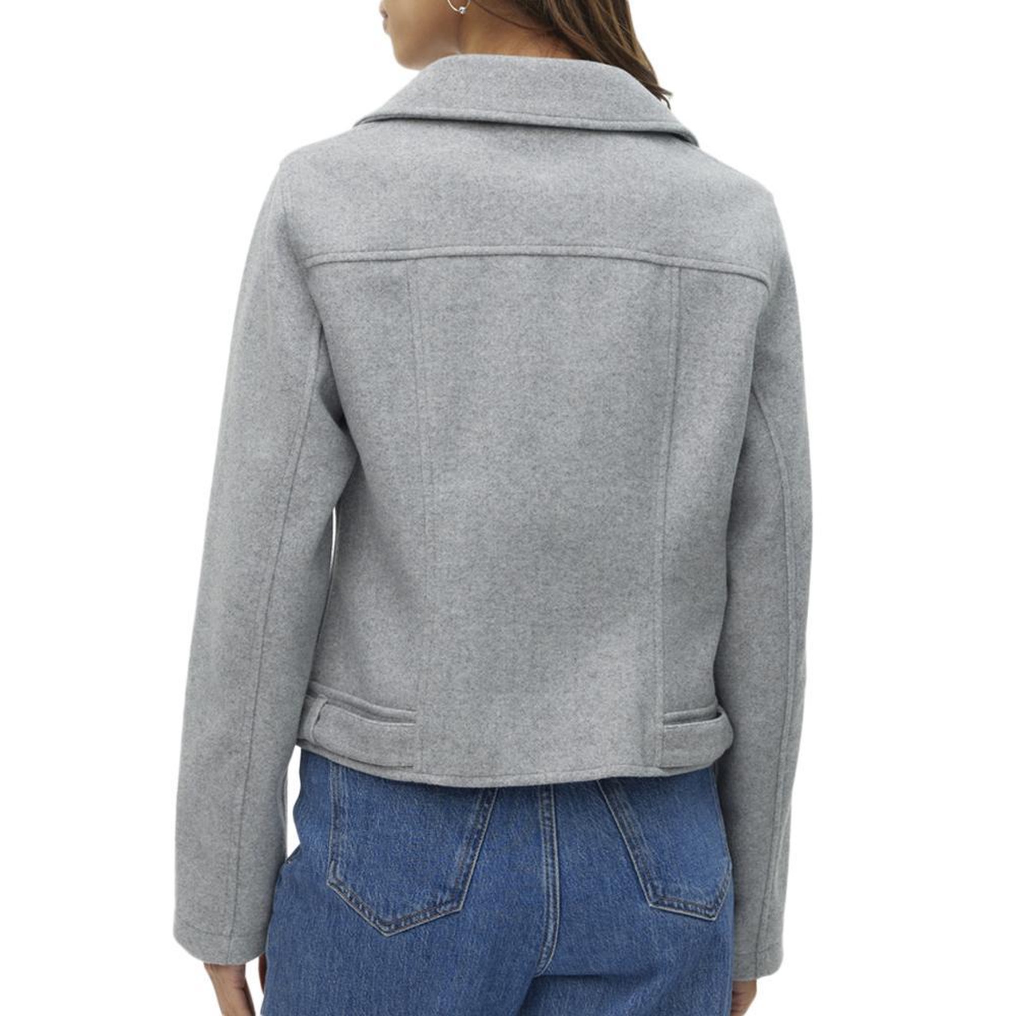 Voir la diapositive 2 : Vero Moda Veste Grise Femme Vero Moda Biker
