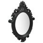 Voir la diapositive 2 : VIDAXL Miroir mural style chateau 56x76 cm Noir