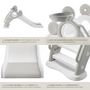 Voir la diapositive 5 : tectake Toboggan pour enfants à partir de 2 ans gris