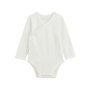 Voir la diapositive 4 : Petit Béguin Lot de 5 bodies bébé manches longues ouverture croisée Mini Rêve