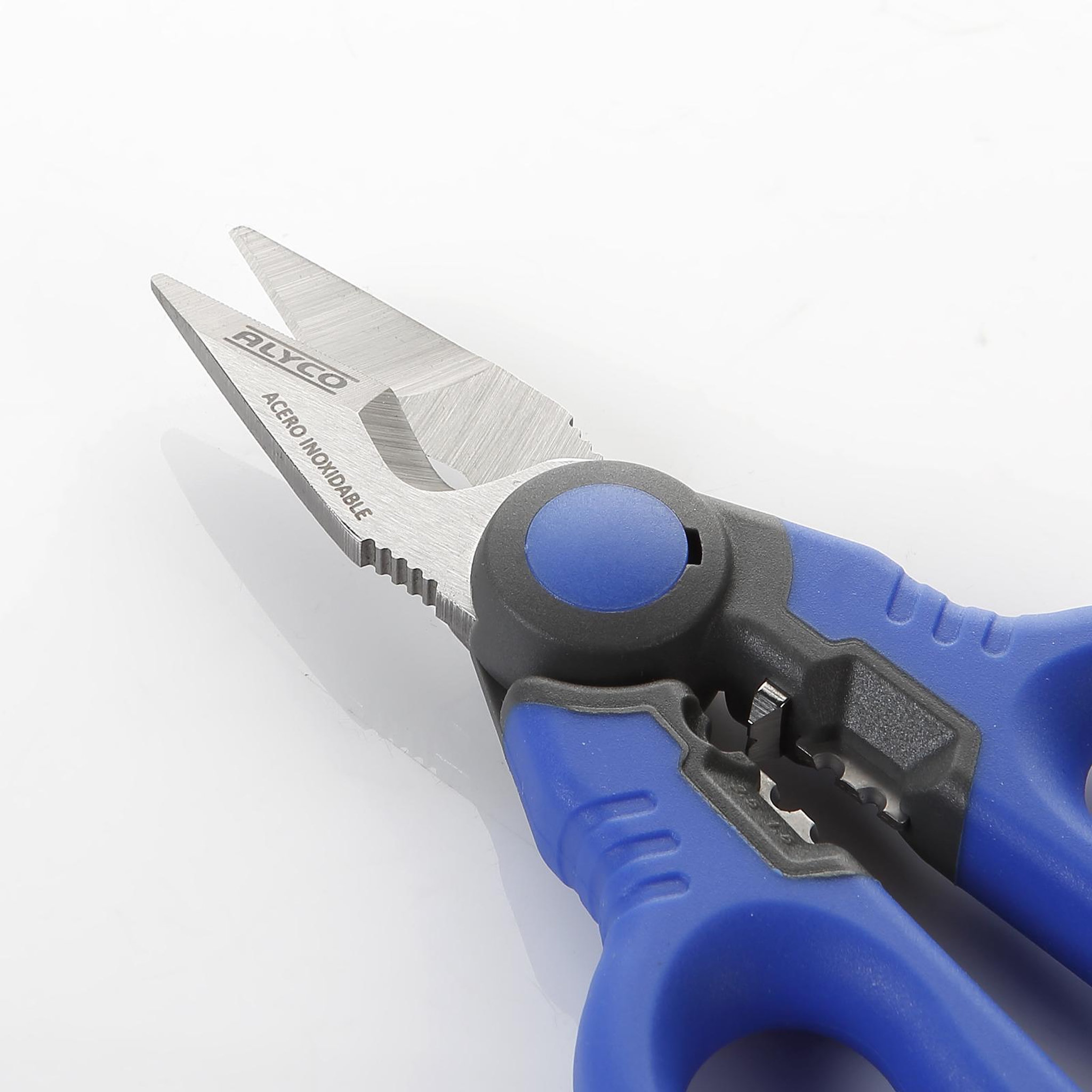 Voir la diapositive 5 : ALYCO Ciseaux électricien dénude fils 160 mm