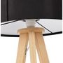 Voir la diapositive 4 : Paris Prix Lampe à Poser  Fidelio  64cm Noir