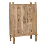 Paris Prix Armoire en Bois de Manguier  Silex  110cm Naturel