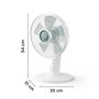 Voir la diapositive 3 : ROWENTA Ventilateur de table 35cm 22w blanc - VU2740F0