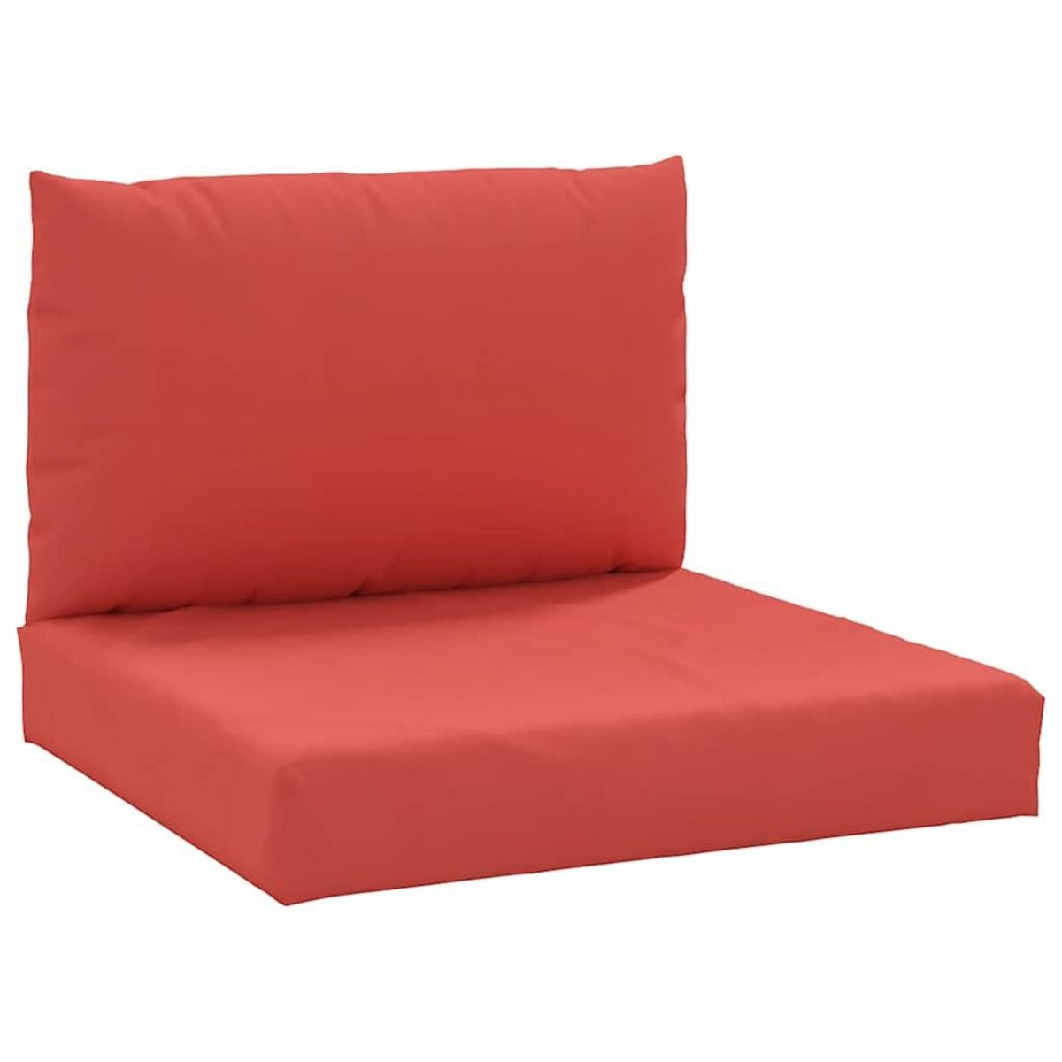 VIDAXL Coussins de palette lot de 2 rouge tissu oxford