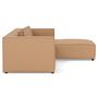 Voir la diapositive 4 : LISA DESIGN Stella - canapé d'angle droit 4 places en simili