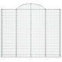 Voir la diapositive 4 : VIDAXL Paniers a gabions arques 6 pcs 200x30x160/180 cm Fer galvanise