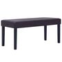 Voir la diapositive 2 : VIDAXL Banc 106 cm Marron Similicuir