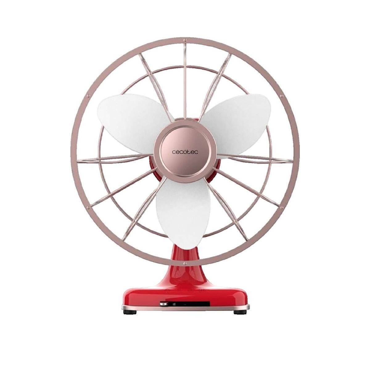 CECOTEC Ventilateur Cecotec EnergySilence 1090 Design rétro rouge