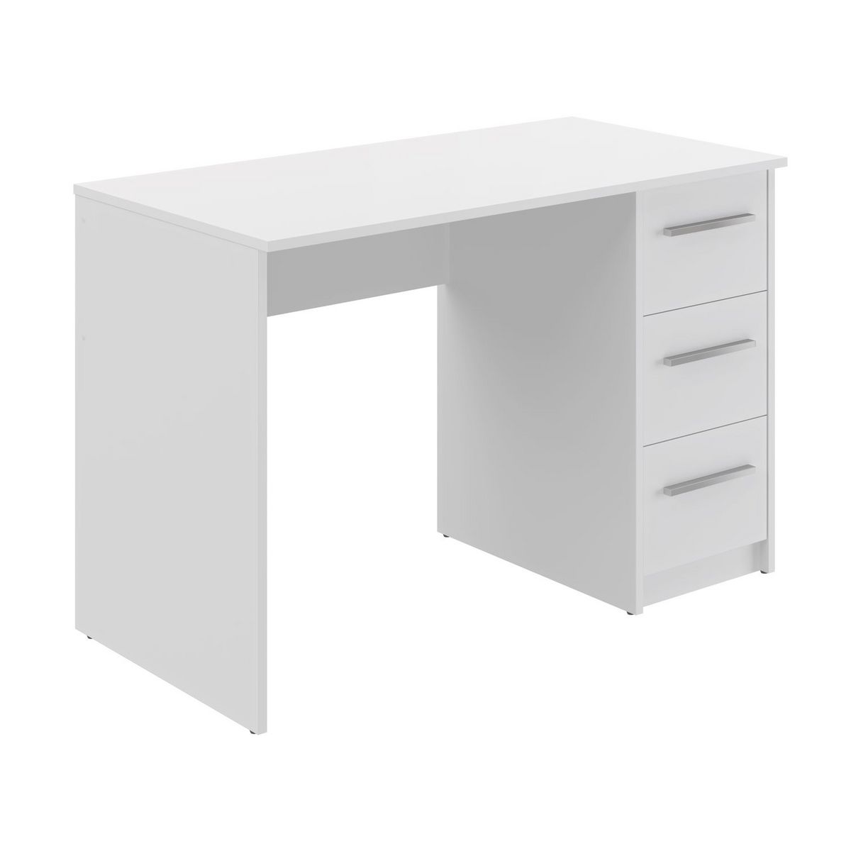 Bureau droit 3 tiroirs L110cm CARLA