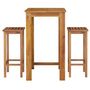Voir la diapositive 3 : VIDAXL Ensemble de bar de jardin 3 pcs bois d'acacia solide