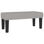 Voir la diapositive 2 : VIDAXL Banc Gris clair 70x30x30 cm Tissu