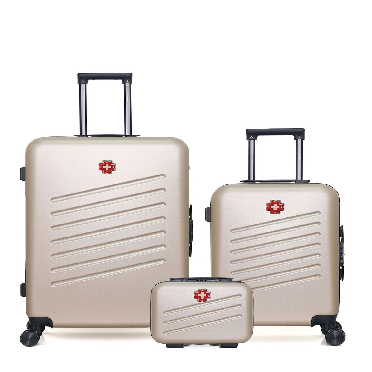 SWISS KOPPER SWISS KOPPER - LOT DE 3 - Valises grand format, cabine et vanity ZURICH