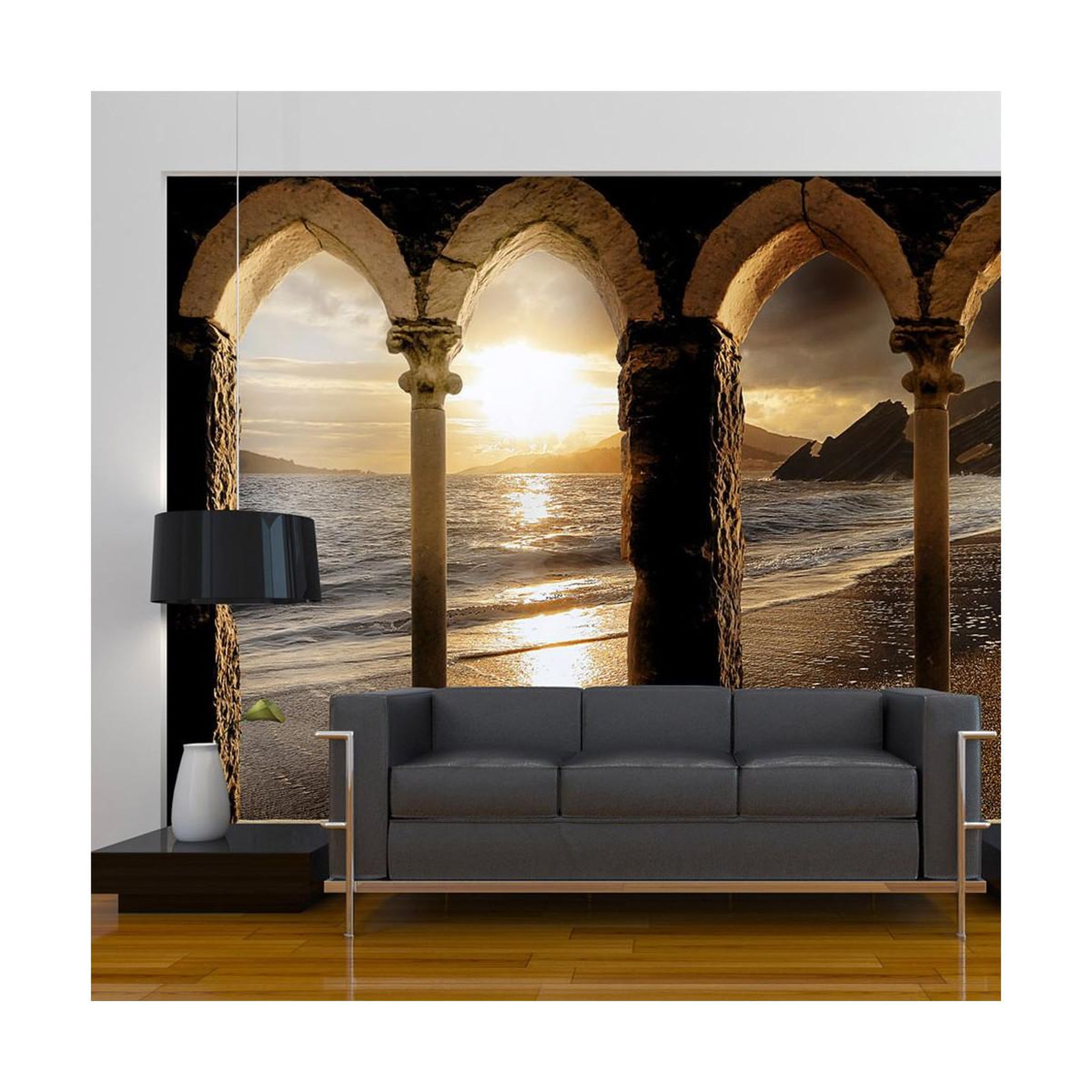 Voir la diapositive 1 : Paris Prix Papier Peint  Castle on the Beach