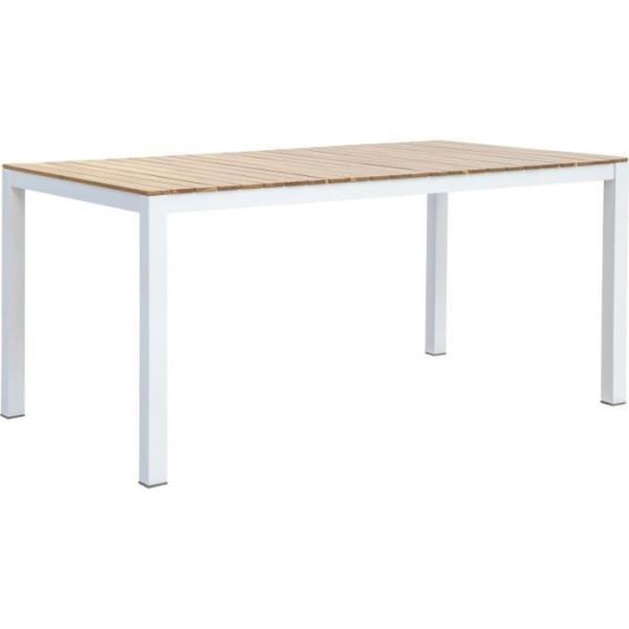 Voir la diapositive 3 : MARKET24 Table de jardin rectangulaire en bois d'Acacia - 6 personnes - l160 x P90 x H75 cm - NAREL