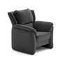Voir la diapositive 4 : LISA DESIGN Bastille - fauteuil en tissu velours relief