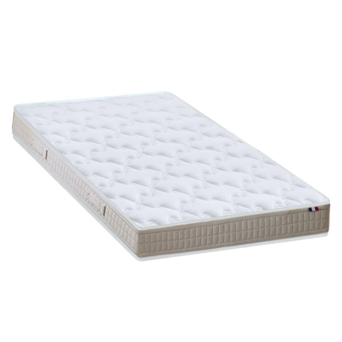 IDLITERIE Matelas latex 3 zones PURE - soutien ferme, Made in France