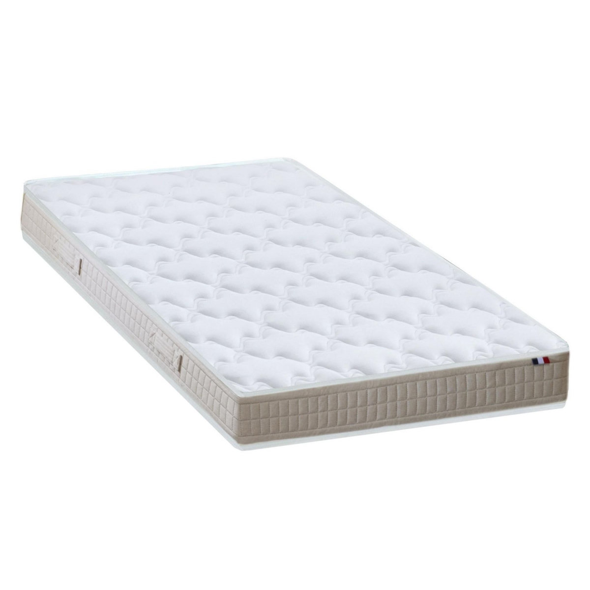 IDLITERIE Matelas latex 3 zones PURE - soutien ferme, Made in France