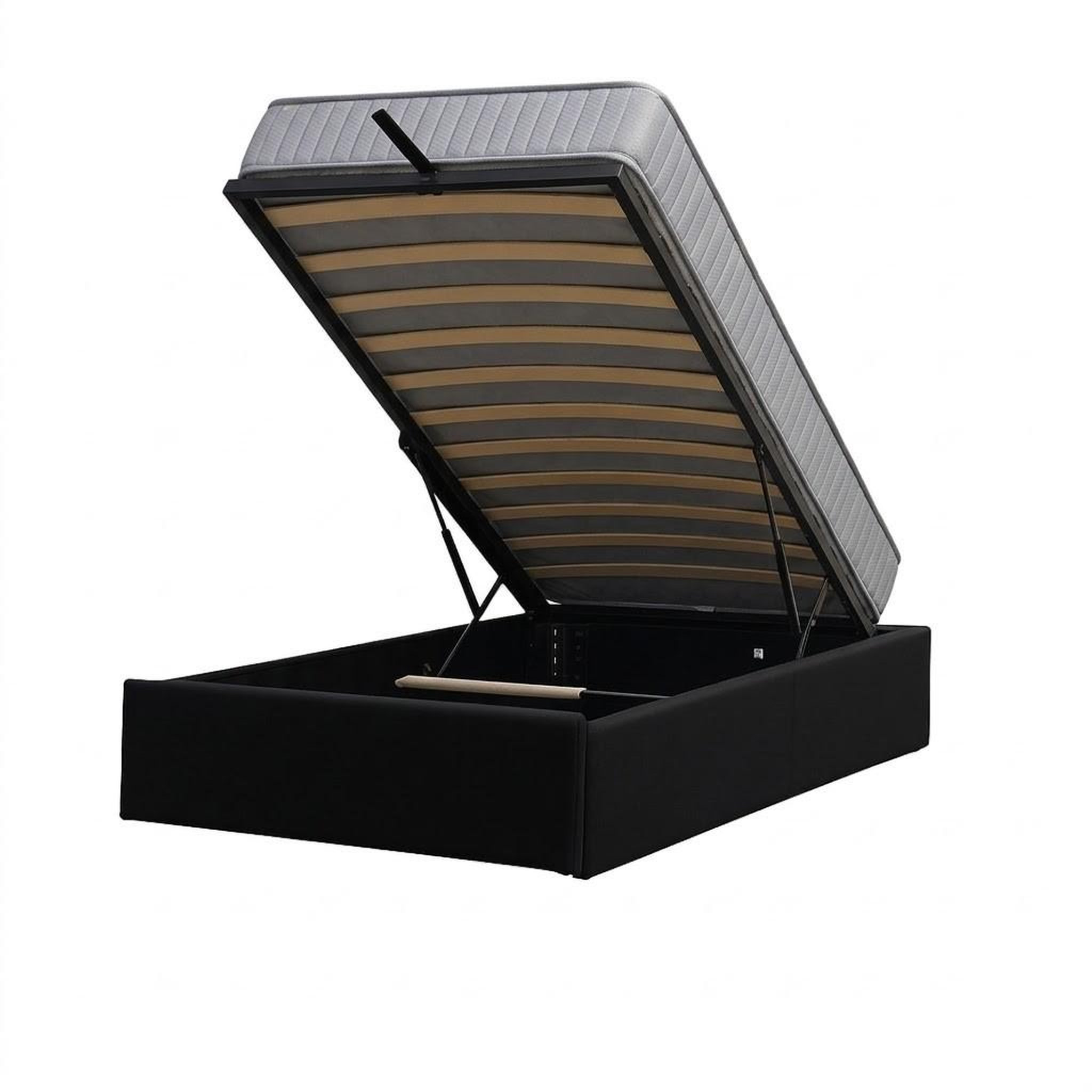 Voir la diapositive 2 : PROVENCE LITERIE Ensemble Lit Coffre et Matelas  Mousse Soutien Ferme Face