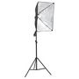 Voir la diapositive 5 : VIDAXL Kit de studio photo avec boîte a lumiere et toile de fond