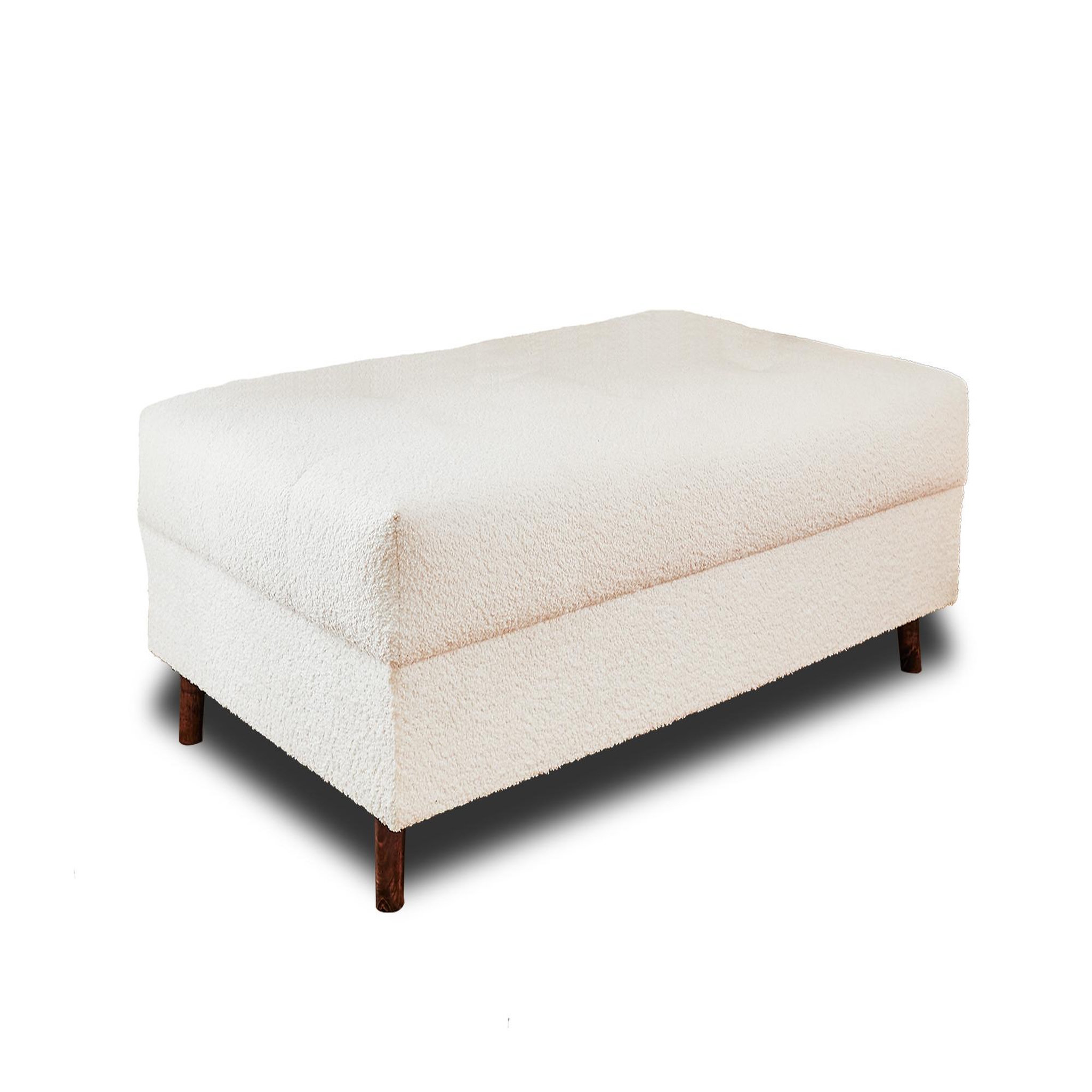 Voir la diapositive 3 : LISA DESIGN Rune - pouf modulable - en tissu bouclette