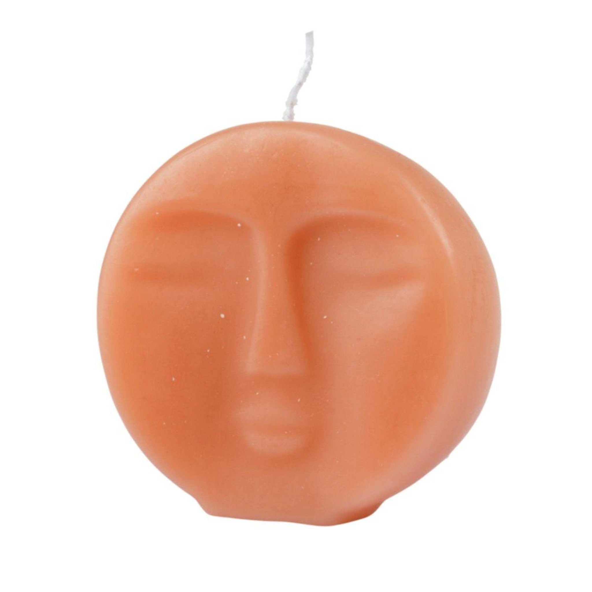 HOMEA Bougie déco visage  arty  9cm blush