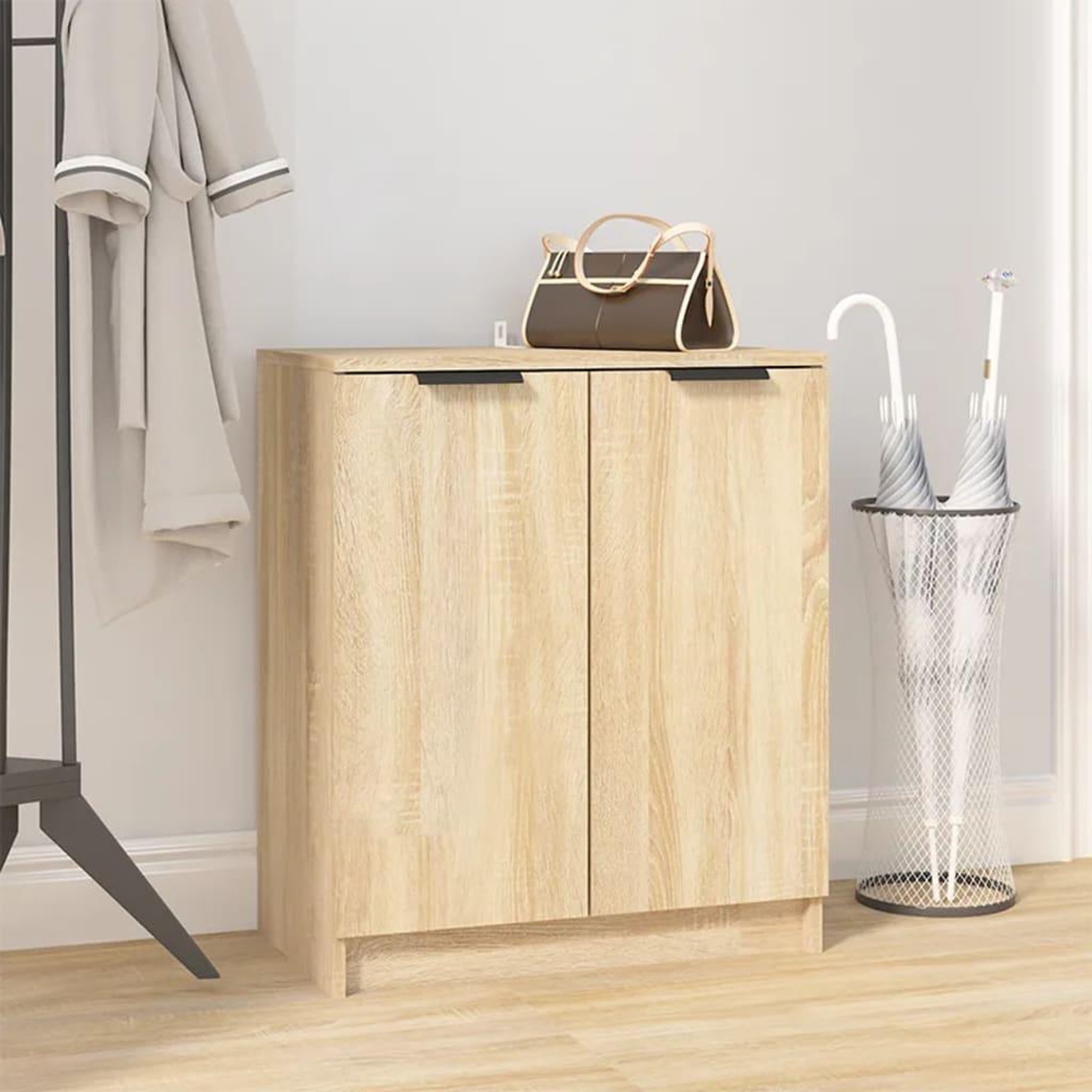 VIDAXL Armoire a chaussures Chene Sonoma 59x35x70 cm Bois d'ingenierie